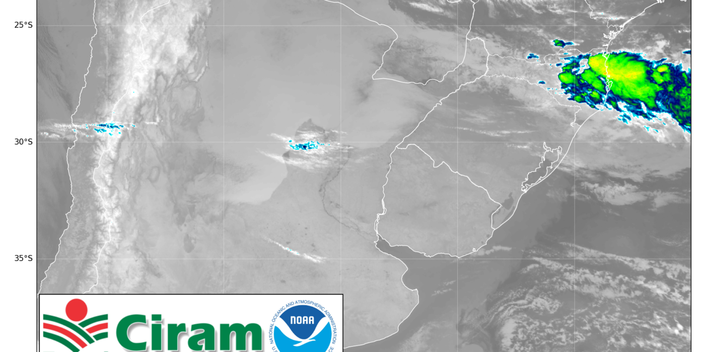Frente fria traz chuva e temporais a Santa Catarina até quinta-feira