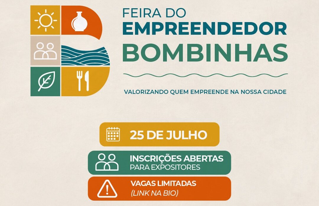 Inscrições Abertas: Feira do Empreendedor de Bombinhas Acontece em Julho