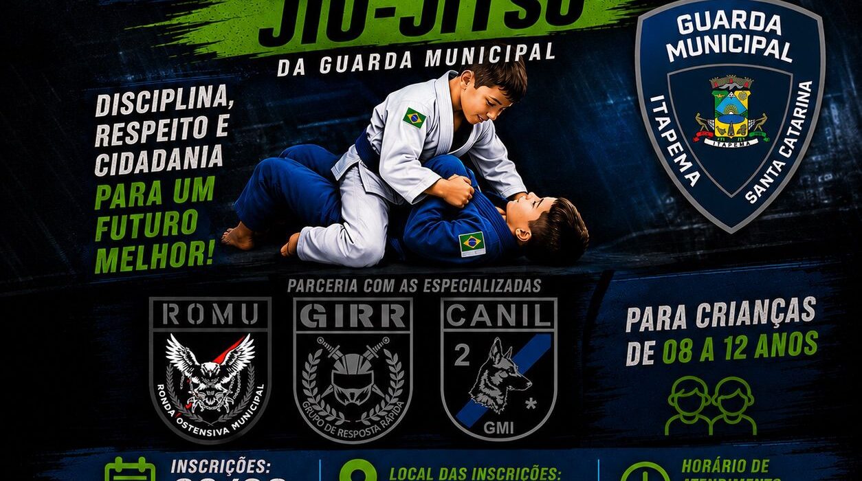 Inscrições Abertas: Projeto Social Força e Honra em Itapema