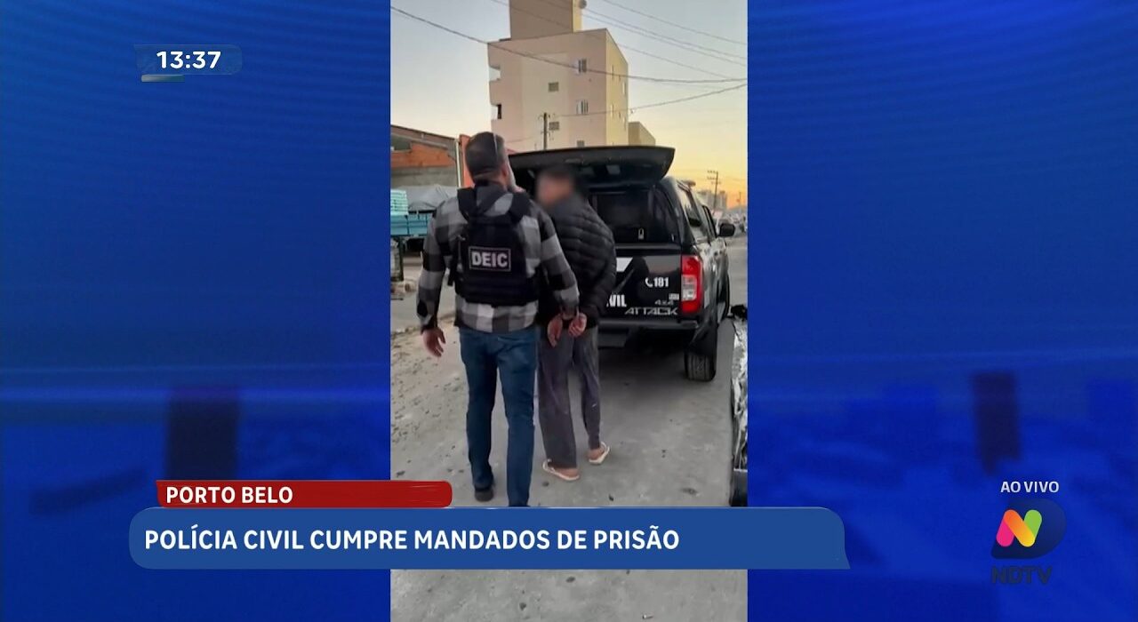 Operação da Polícia Civil em Porto Belo e invasão a loja em Camboriú