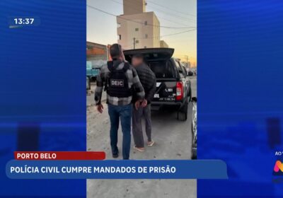 Operação da Polícia Civil em Porto Belo e invasão a loja em Camboriú