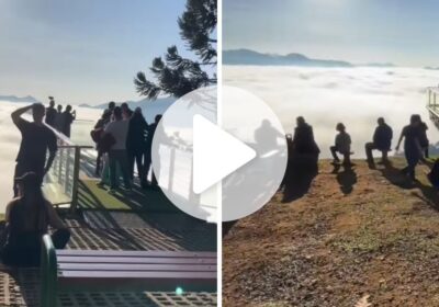 Pico Malwee em Jaraguá do Sul: Onde o Sol Nasce sobre um Mar de Nuvens