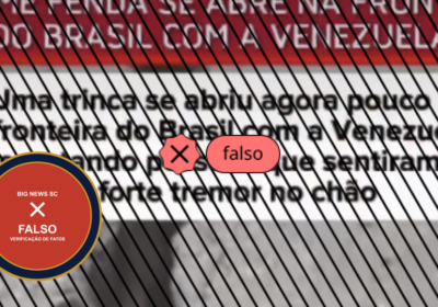 Vídeo de rachadura em rodovia não é da fronteira entre Brasil e Venezuela