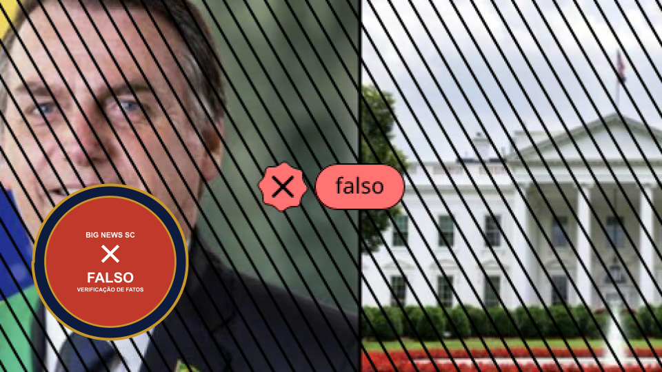 Casa Branca não autorizou Jair Bolsonaro a concorrer às eleições
