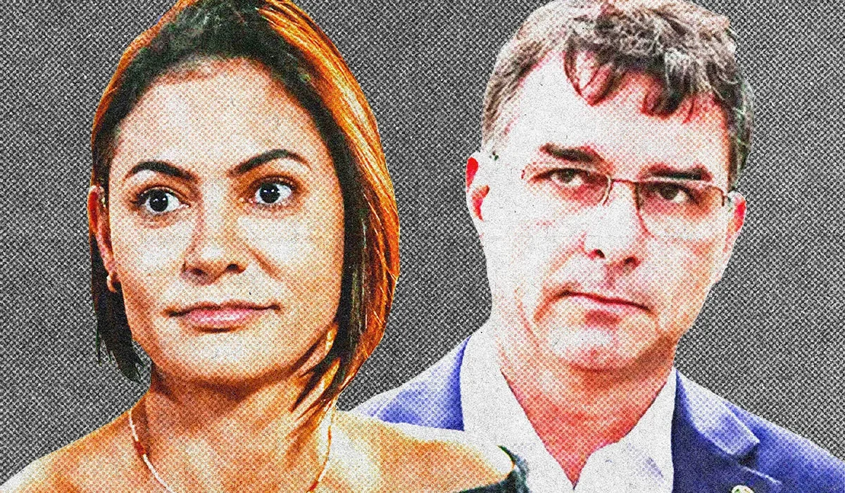 Briga entre Flávio Bolsonaro e Michelle Bolsonaro Reflete em Pesquisas