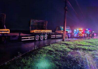 Caminhoneiro encontrado morto após ser esmagado pela própria carreta em São Francisco do Sul