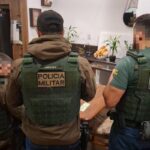 Agentes do Gaeco e da Polícia Civil durante a Operação Pão e Circo
