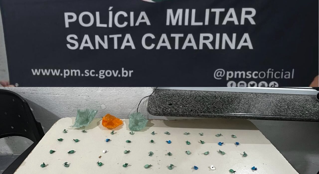 Homem é preso por tráfico de drogas no bairro Morretes, em Itapema