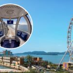 It! Wheel: Cabines da roda-gigante de Itapema começam a ser instaladas