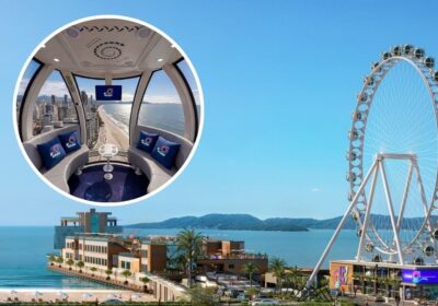 It! Wheel: Cabines da roda-gigante de Itapema começam a ser instaladas