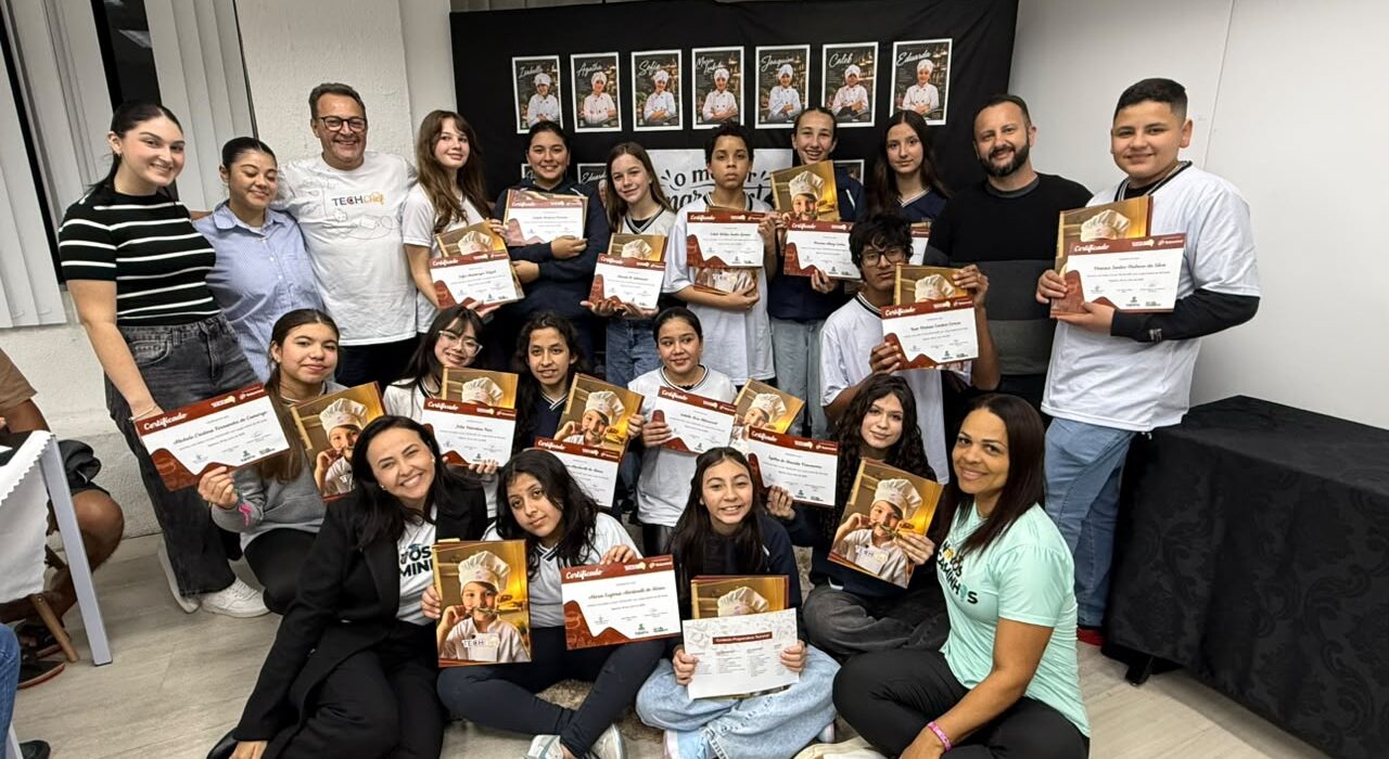 Itapema Celebra Formatura da Primeira Turma do TechChef, Projeto Inovador que Une Gastronomia e Educação