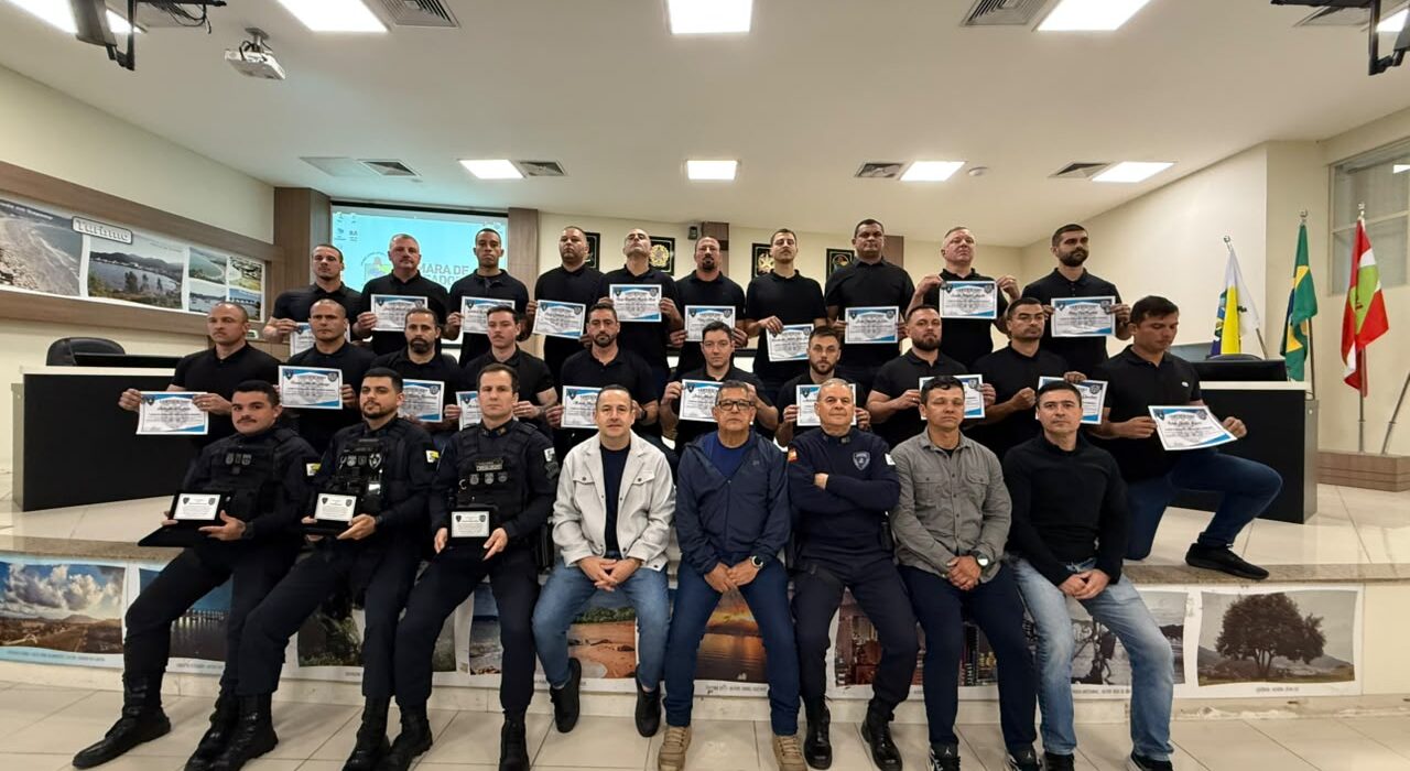 Itapema Forma Primeira Turma do Curso de Segurança de Autoridades
