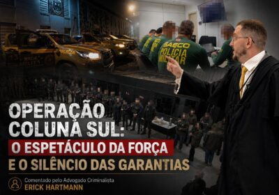 Operação Coluna Sul: Onde a Força do Estado Encontra a Fragilidade das Garantias