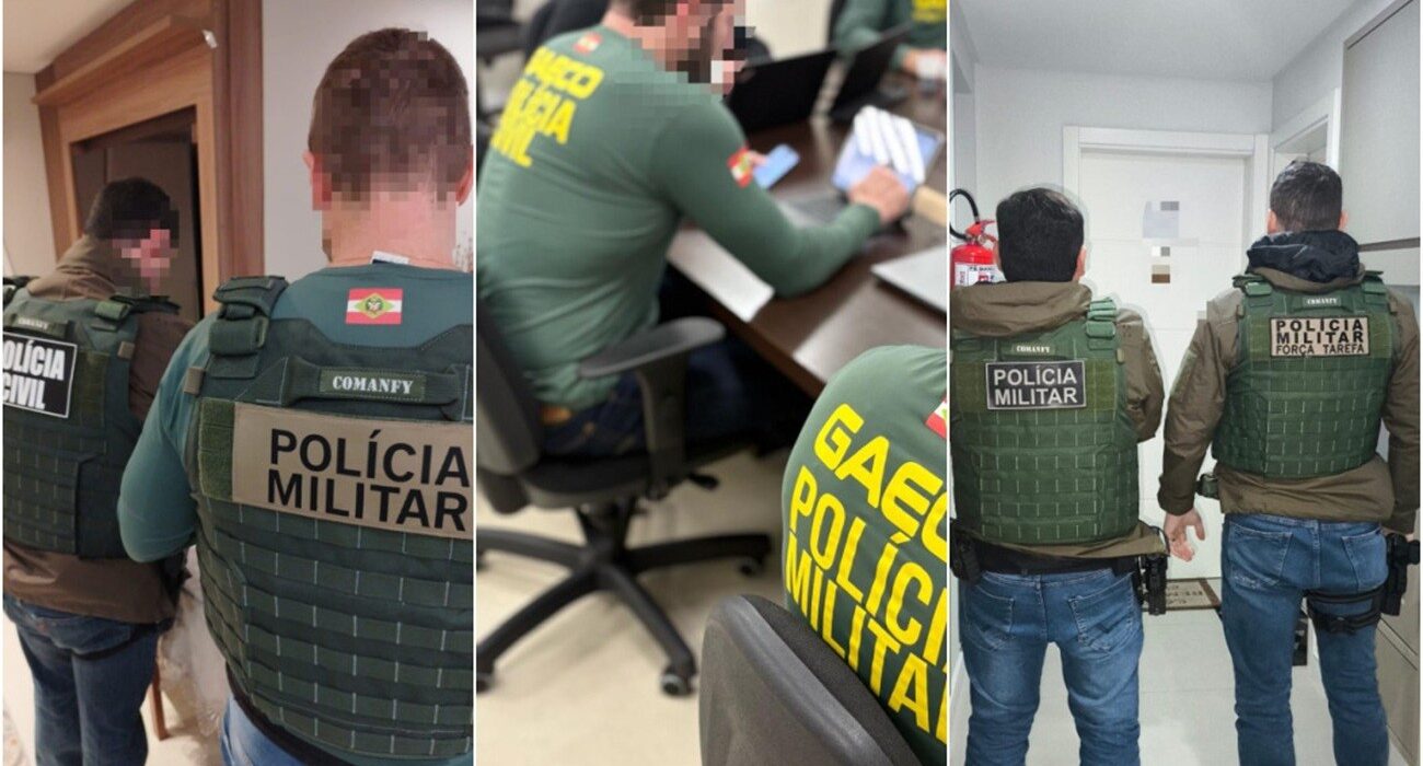Operação ‘Gaiola Digital’ investiga esquema de propina e lavagem de dinheiro em prefeituras de SC