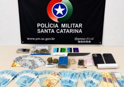 Polícia Militar prende motorista por tráfico de drogas e direção sob efeito de entorpecentes em Bombinhas