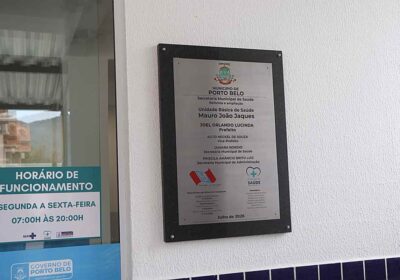 Porto Belo Entrega Reforma e Ampliação da Unidade Básica de Saúde Mauro João Jaques