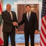 Presidente do Líbano se reúne com Marco Rubio em Washington