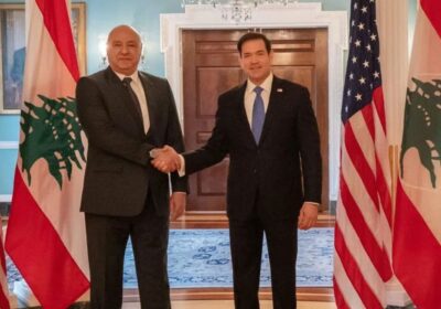 Presidente do Líbano se reúne com Marco Rubio em Washington