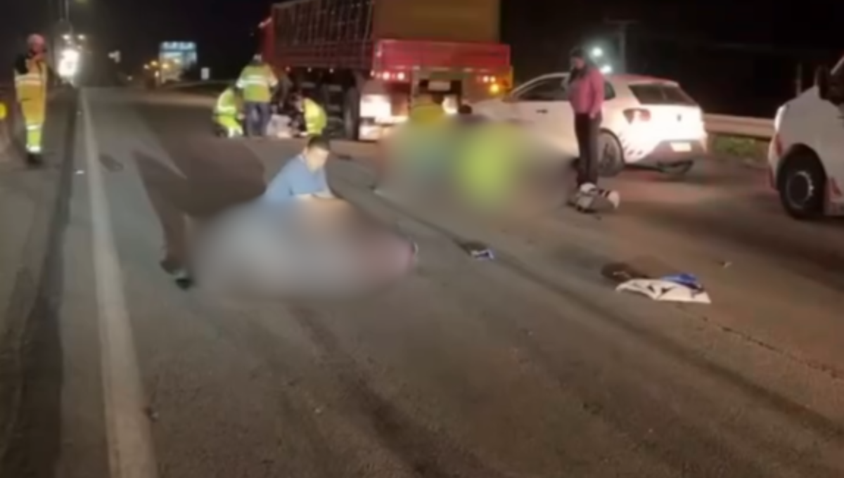 Acidente na BR-101 em Itapema deixa três pessoas feridas