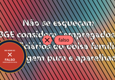 IBGE não considera beneficiários do Bolsa Família como empregados
