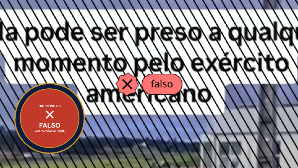 Vídeo não mostra Exército brasileiro preparado para proteger Lula de invasão dos EUA