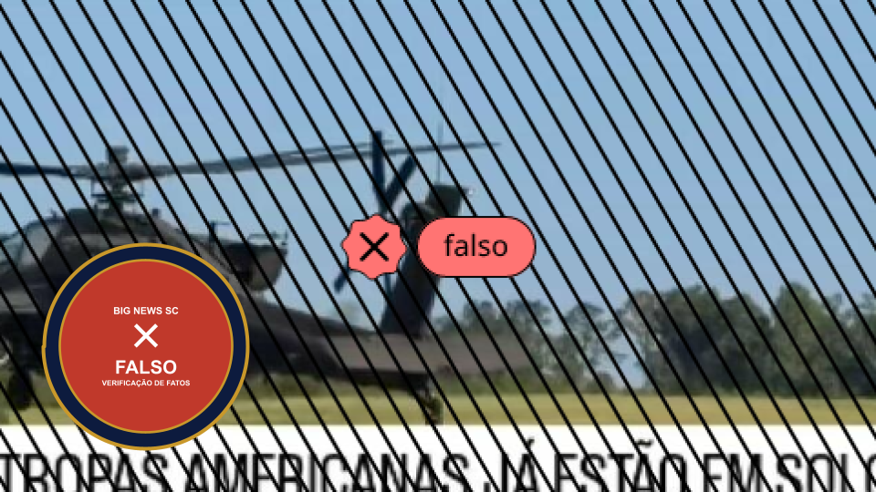 Vídeo que alegava presença de tropas americanas no Brasil para capturar Lula e Moraes é falso