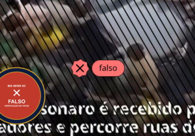 Vídeo que supostamente mostra Flávio Bolsonaro em Maceió na verdade registra Jair Bolsonaro em Pernambuco