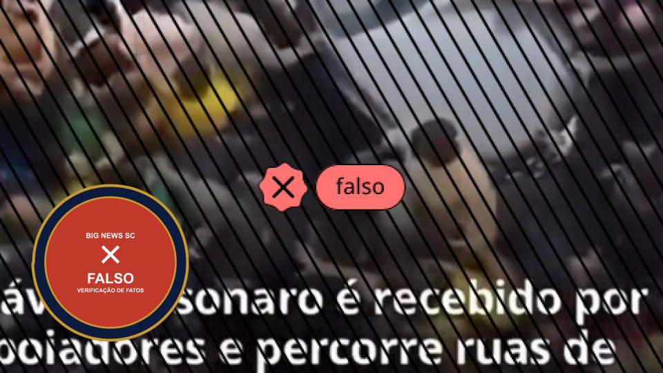 Vídeo que supostamente mostra Flávio Bolsonaro em Maceió na verdade registra Jair Bolsonaro em Pernambuco