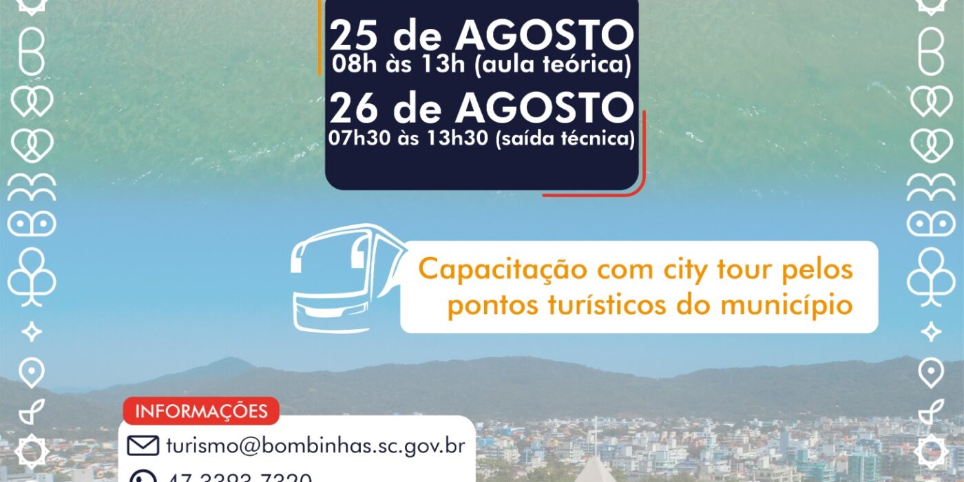 Bombinhas abre inscrições para capacitação gratuita voltada ao turismo local