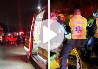Colisão frontal na BR-101 deixa homem preso às ferragens em Palhoça