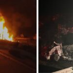 Pai e dois filhos morrem carbonizados em grave acidente na SC-305; motorista de caminhão também não resistiu