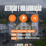 Porto Belo entra em alerta para temporais e chuva intensa nesta segunda-feira