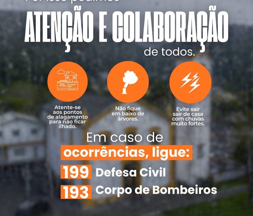 Porto Belo entra em alerta para temporais e chuva intensa nesta segunda-feira