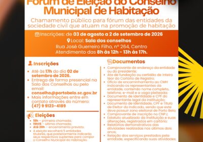 Porto Belo Seleciona Entidades para Conselho Municipal da Habitação