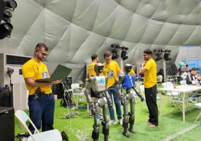 Seleção brasileira estreia na Olimpíada de Robôs Humanoides da China