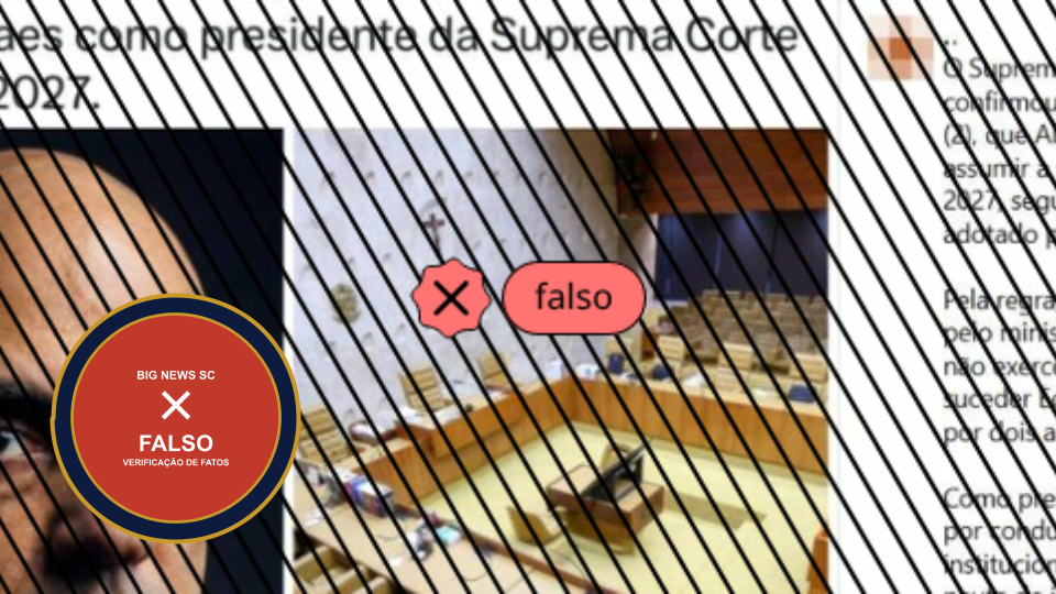 STF não confirmou Alexandre de Moraes como presidente da Corte em 2027
