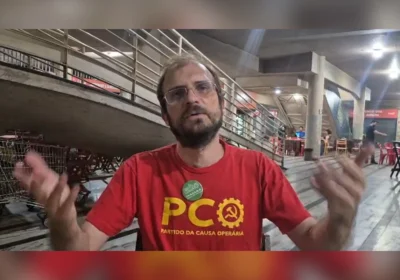 Candidato do PCO ao governo de Minas compara perseguição do STF a bolsonaristas com casos de Lula e Dilma