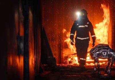 Empresa chinesa apresenta cães-robô capazes de atravessar fogo para ajudar bombeiros