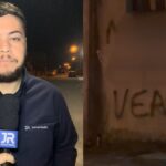 Homem aciona PMSC após ser xingado em pichação feita pela ex-mulher no muro de casa em Itapema