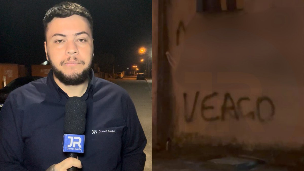 Homem aciona PMSC após ser xingado em pichação feita pela ex-mulher no muro de casa em Itapema