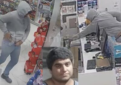Homem invade farmácia com faca, rouba dinheiro do caixa e é preso minutos depois em Porto Belo
